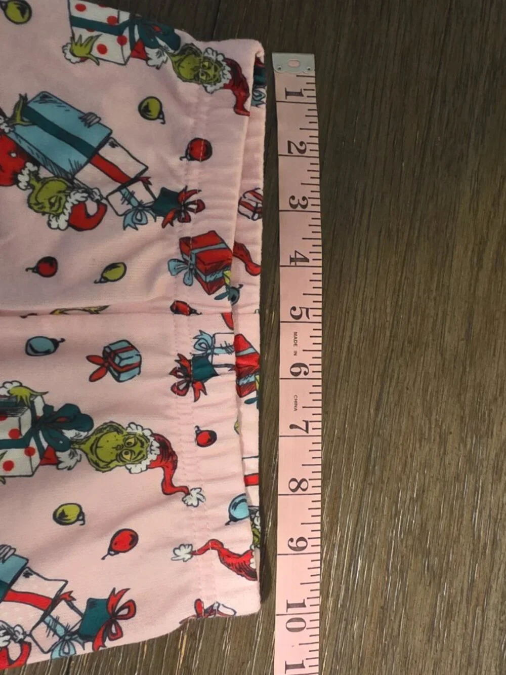 Grinch Girls Christmas Pajama Set NWT Size 6 3 Piece Holiday Pjs